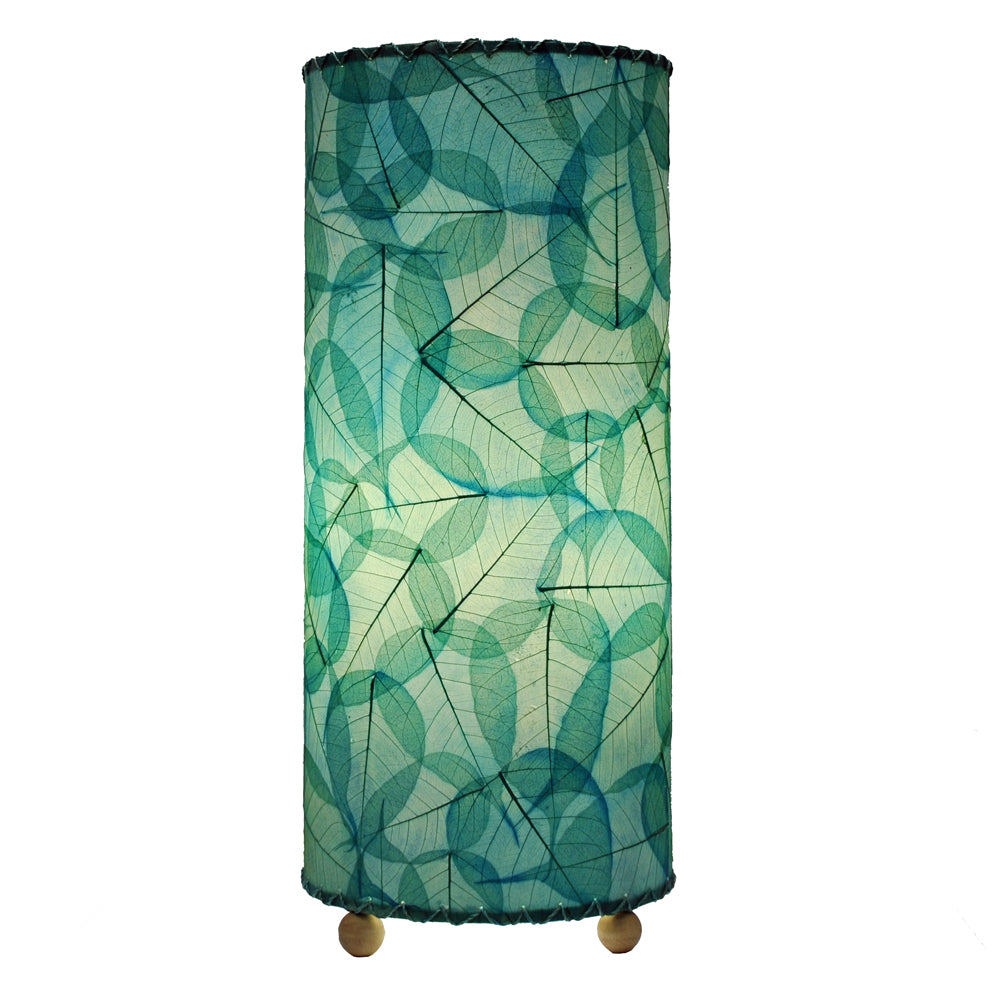 Banyan Table Lamp - Handmade from Fossilized Banyan Leaves