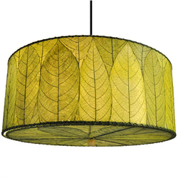 Hanging Drum Pendant Lamp, Green