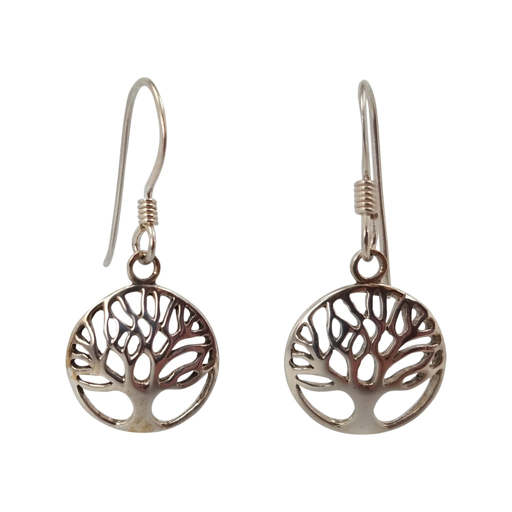 Zoe and Piper Small Tree Dangle Earrings Sterling Silver
