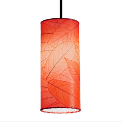 Cylinder Pendant Lamp Red