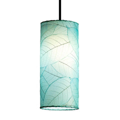Cylinder Pendant Lamp Sea Blue