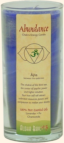 Chakra Energy Jar Candles, Third Eye Chakra