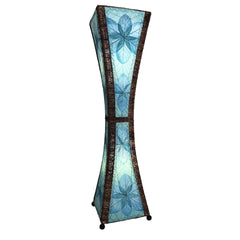 Hourglass Large Floor Lamp Sea Blue