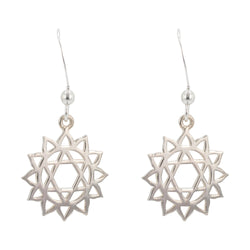 Silver Chakra Earrings