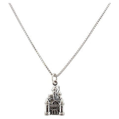 Princess Castle Necklace in Sterling Silver, Choose your length.