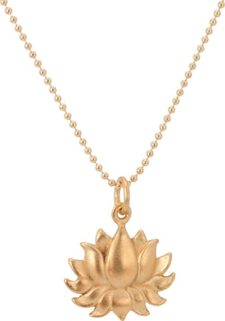Lotus Necklace in Gold