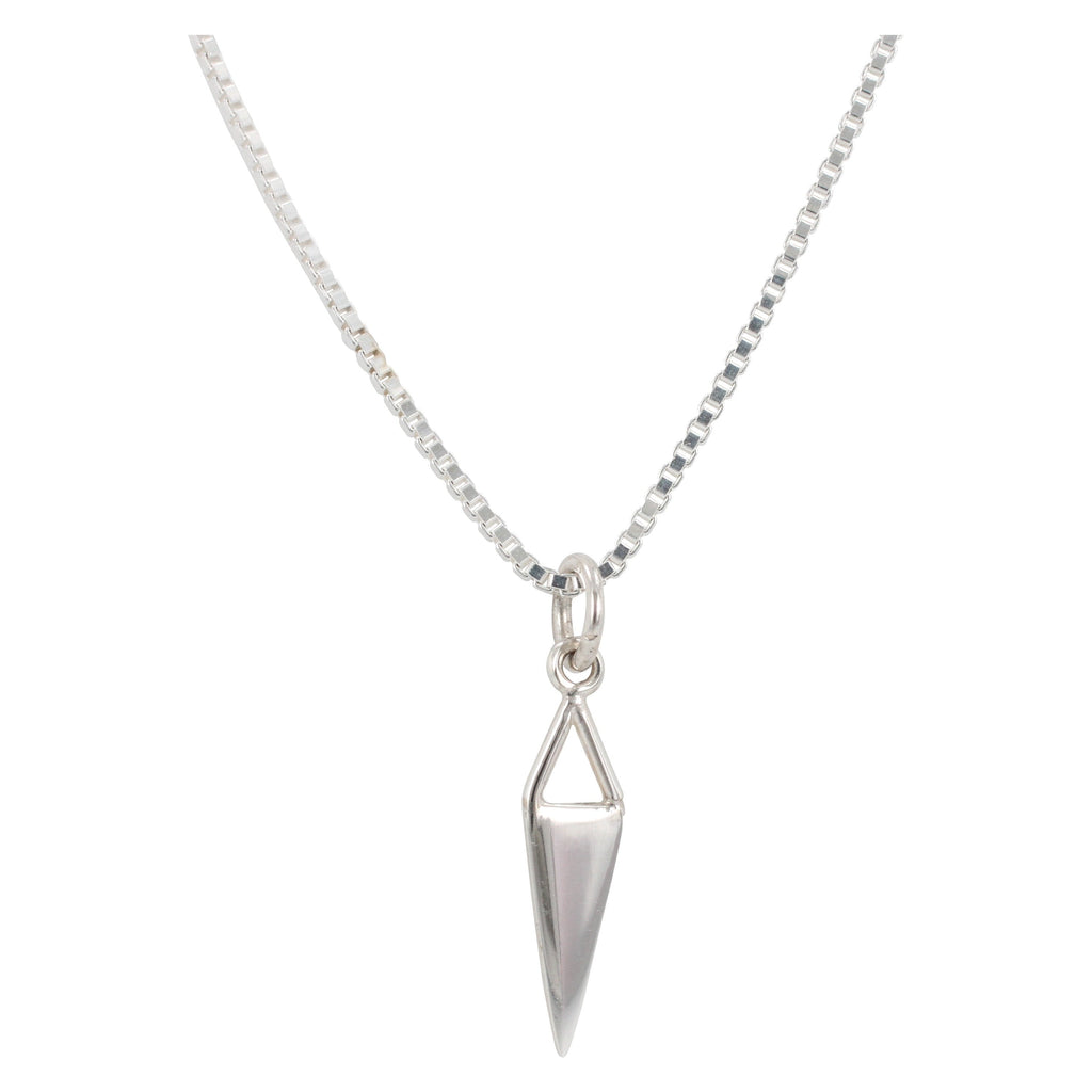 Tiny Geometric Necklace in Sterling Silver