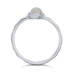 Moonstone Ring in Sterling Silver