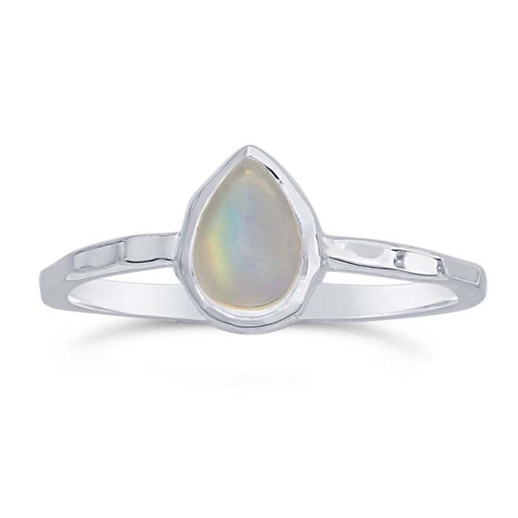 Moonstone Ring in Sterling Silver