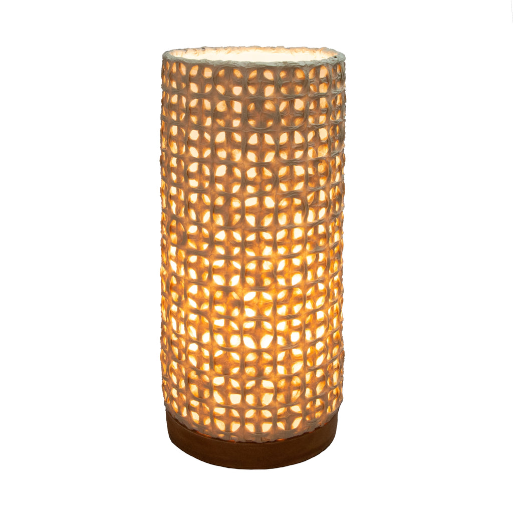 Paper Cylinder Table LampMesh