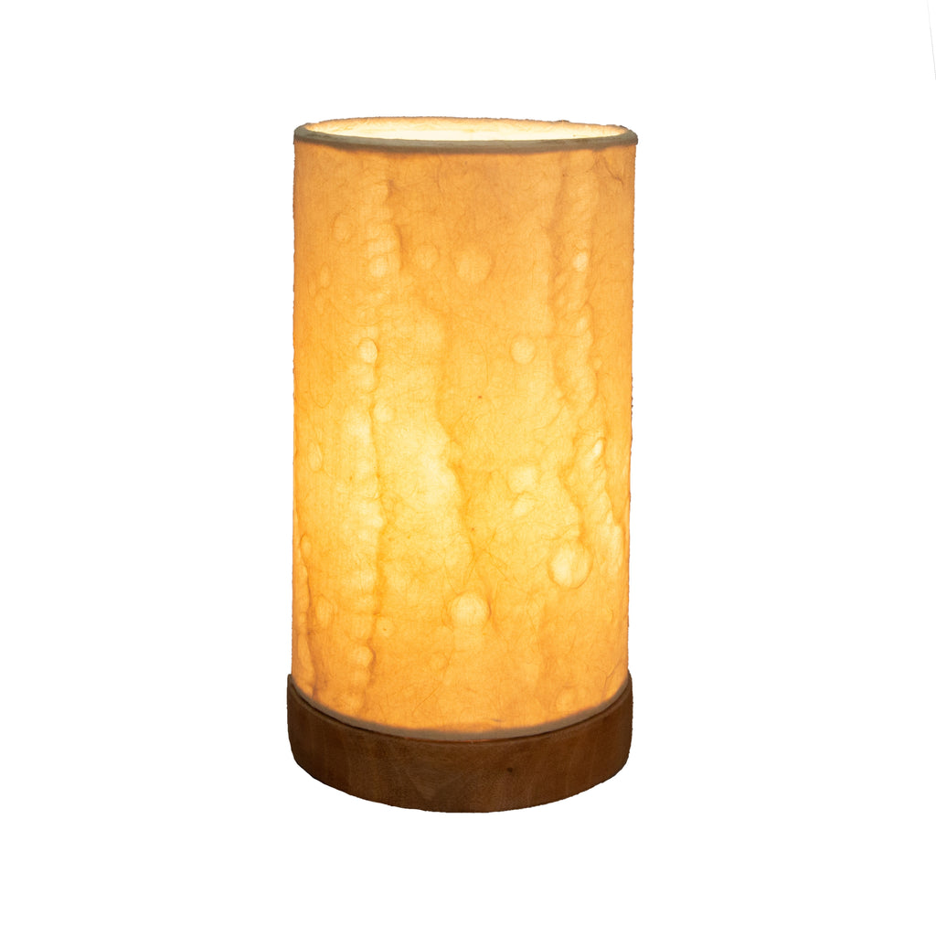 Mini Paper Cylinder Table Lamp  Wave
