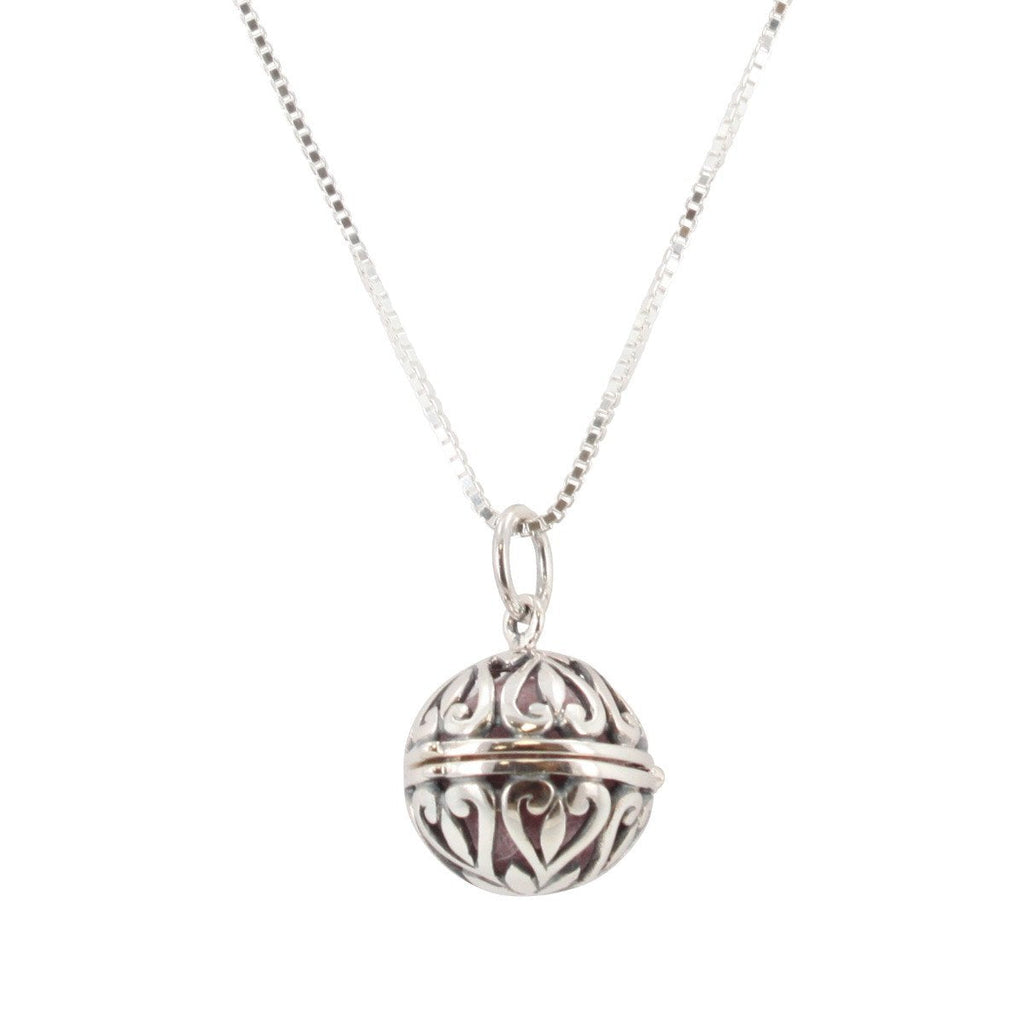Sterling Silver Aromatherapy Diffuser Locket for Essential Oils