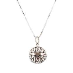 Sterling Silver Aromatherapy Diffuser Locket for Essential Oils