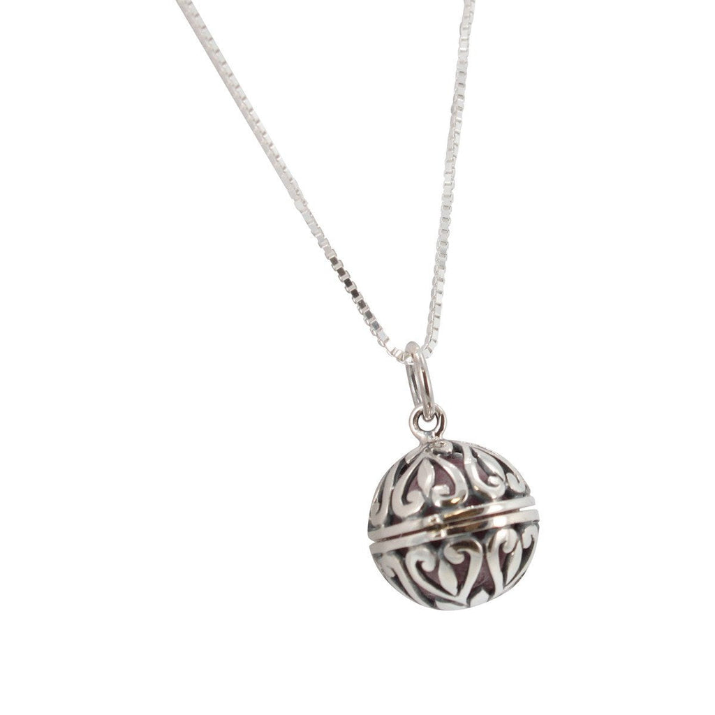 Sterling Silver Aromatherapy Diffuser Locket for Essential Oils