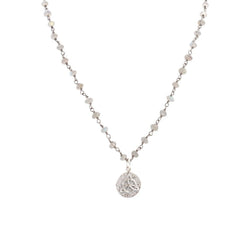 As Seen on Bones - Protection Amulet on Labradorite Necklace
