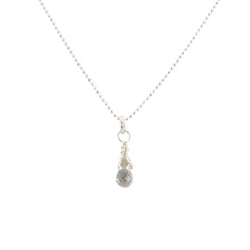 Crown Chakra - Crystal Quartz Briolette Necklace