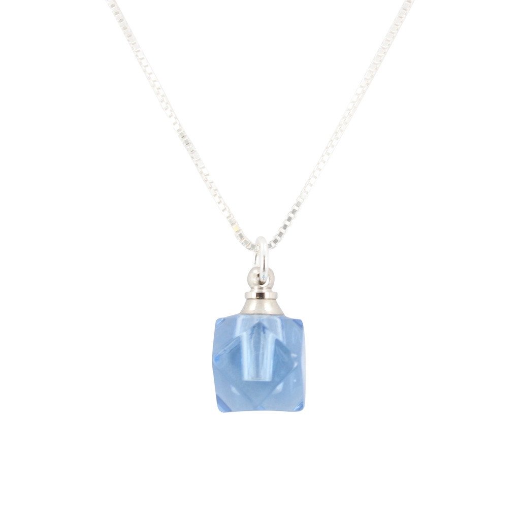 Faceted Crystal Essential Oil Diffuser Necklace