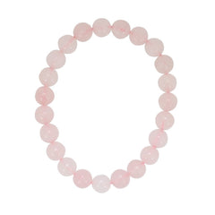 Heart Chakra & Fertility - 8mm Rose Quartz Bracelet