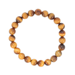 Tiger Eye Energy Bracelet - 8mm, 6.5