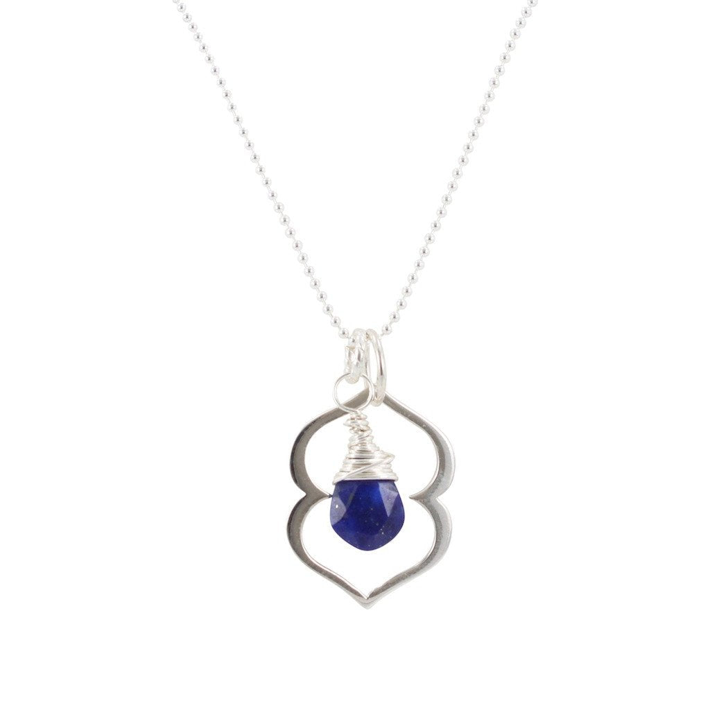 Third Eye (Brow) Chakra Necklace with Lapis