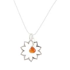 Solar Plexus Chakra Necklace with Citrine Stone