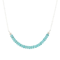 'Inspire Me' Apatite & Sterling Strand Necklace