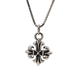 Fleur D'Amour Sterling Silver Pendant 20