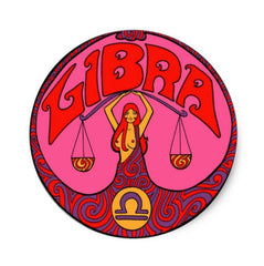 Libra Zodiac Sticker