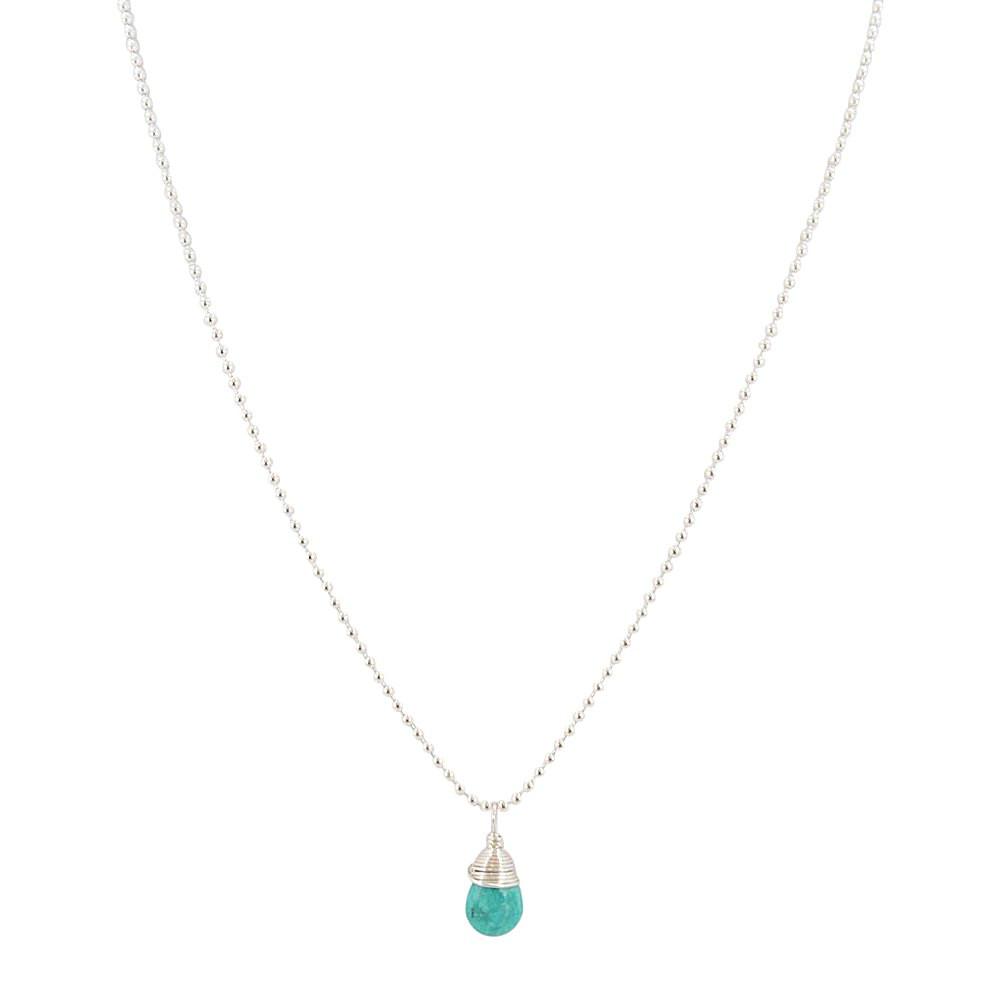 Throat Chakra - Turquoise Briolette Gemstone Necklace