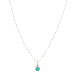 Throat Chakra - Turquoise Briolette Gemstone Necklace