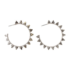 Sterling Silver Bali Hoop Earrings