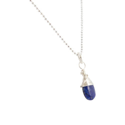Brow Chakra (Third Eye) - Lapis Briolette Necklace