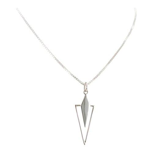 Triangle Necklace in Sterling Silver