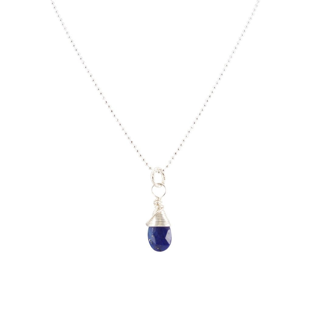 Brow Chakra (Third Eye) - Lapis Briolette Necklace