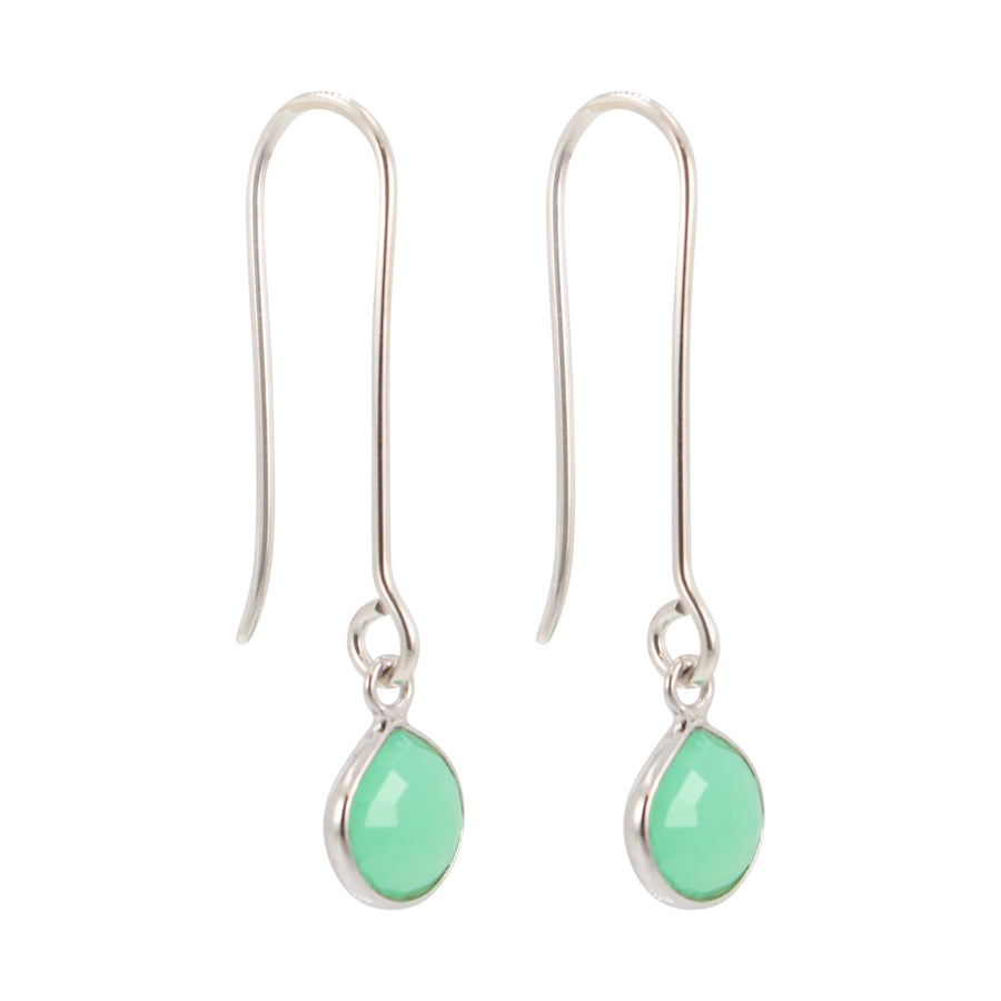 Gemstone dangle earrings, Choice of stone