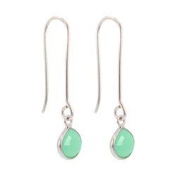 Gemstone dangle earrings, Choice of stone