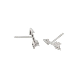 Small Arrow Earrings in Sterling Silver