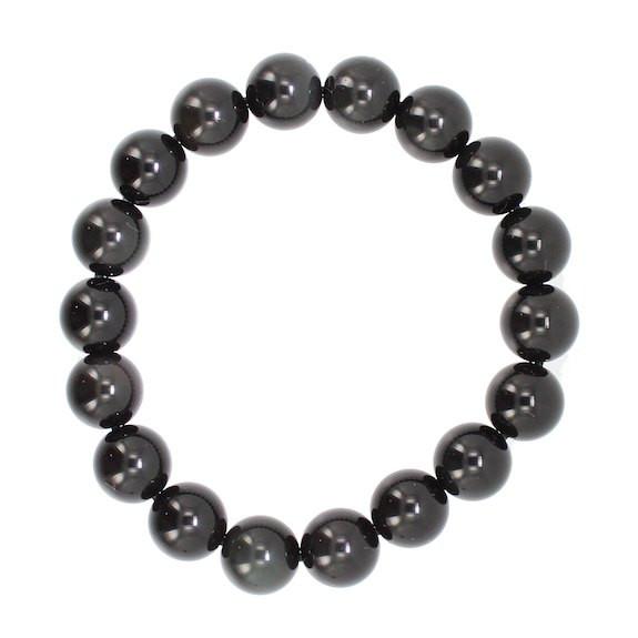 Rainbow Obsidian Stretch Bracelet- love, light, pleasure, protection