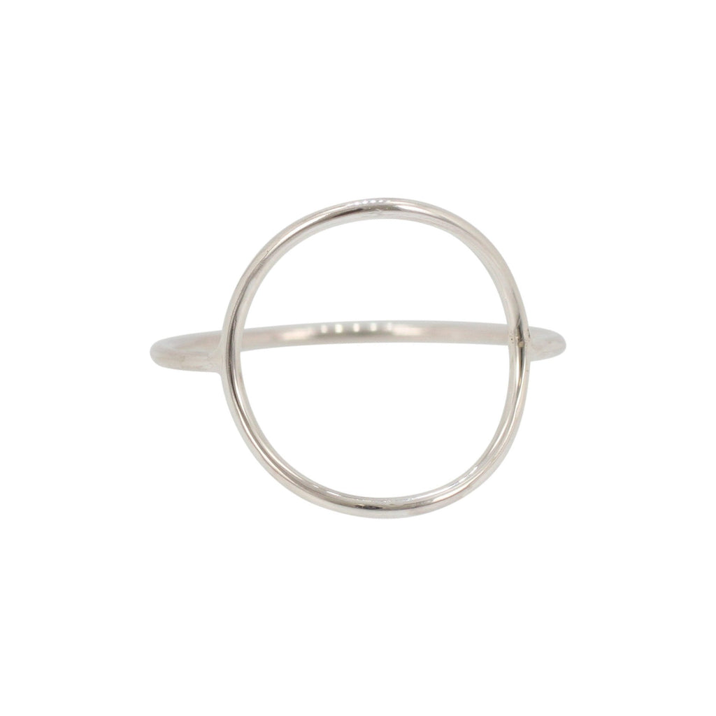 Open Circle Ring in Sterling Silver