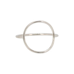 Open Circle Ring in Sterling Silver