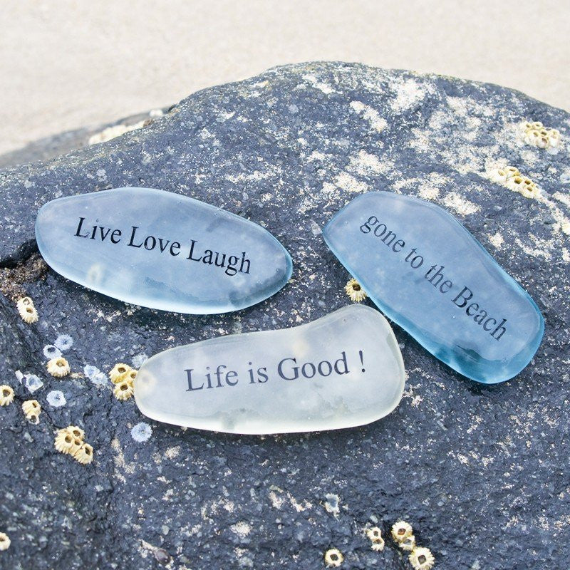 Medium Sea Glass Stones (Phrase)