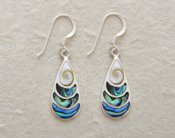 Oval Earrings with Shiva's Eye Top