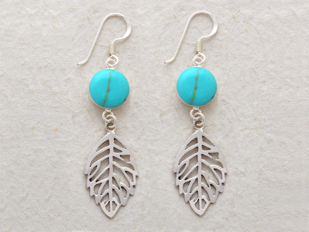 Hanging Leaf Earrings