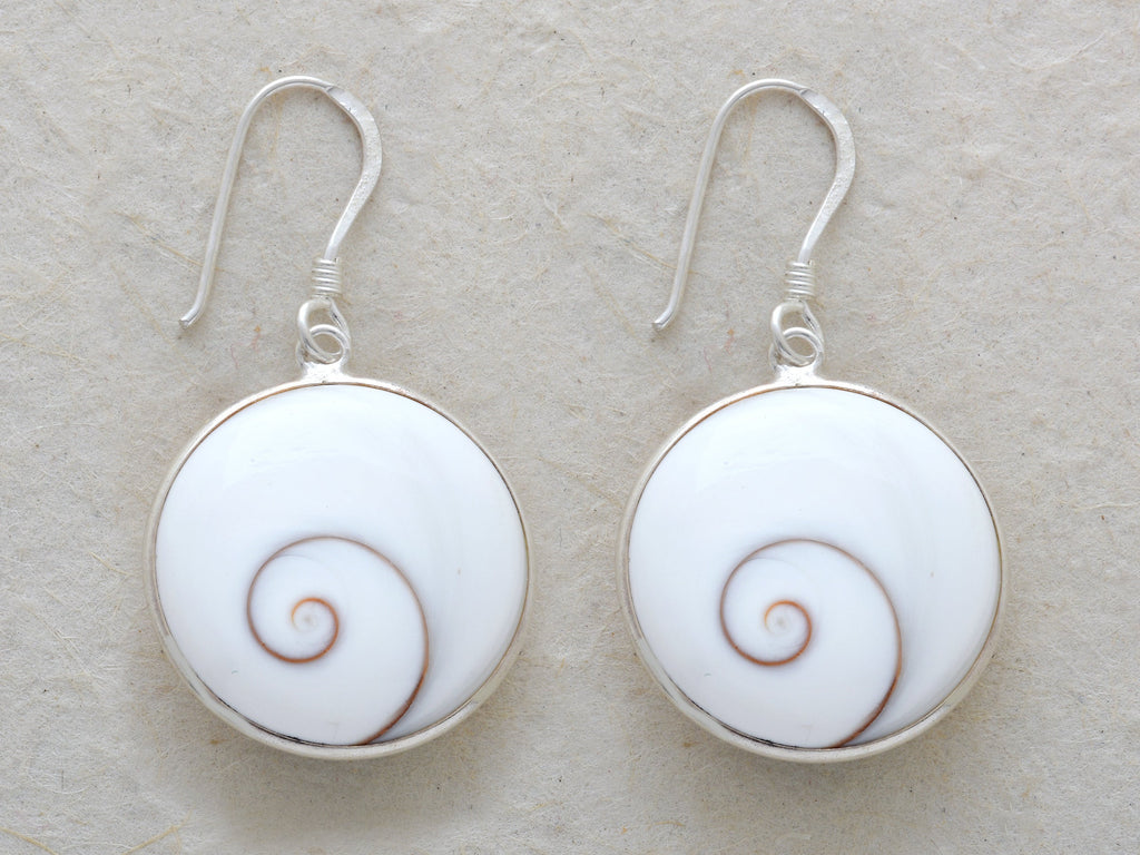 Shiva's Eye Earrings Double Sided (large)