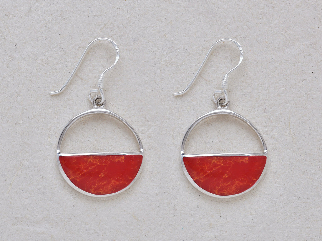 Half Filled Earrings
