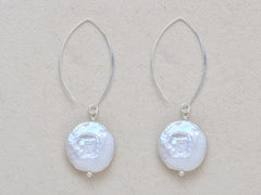 Fresh Water Pearl Fish Hook Earrings