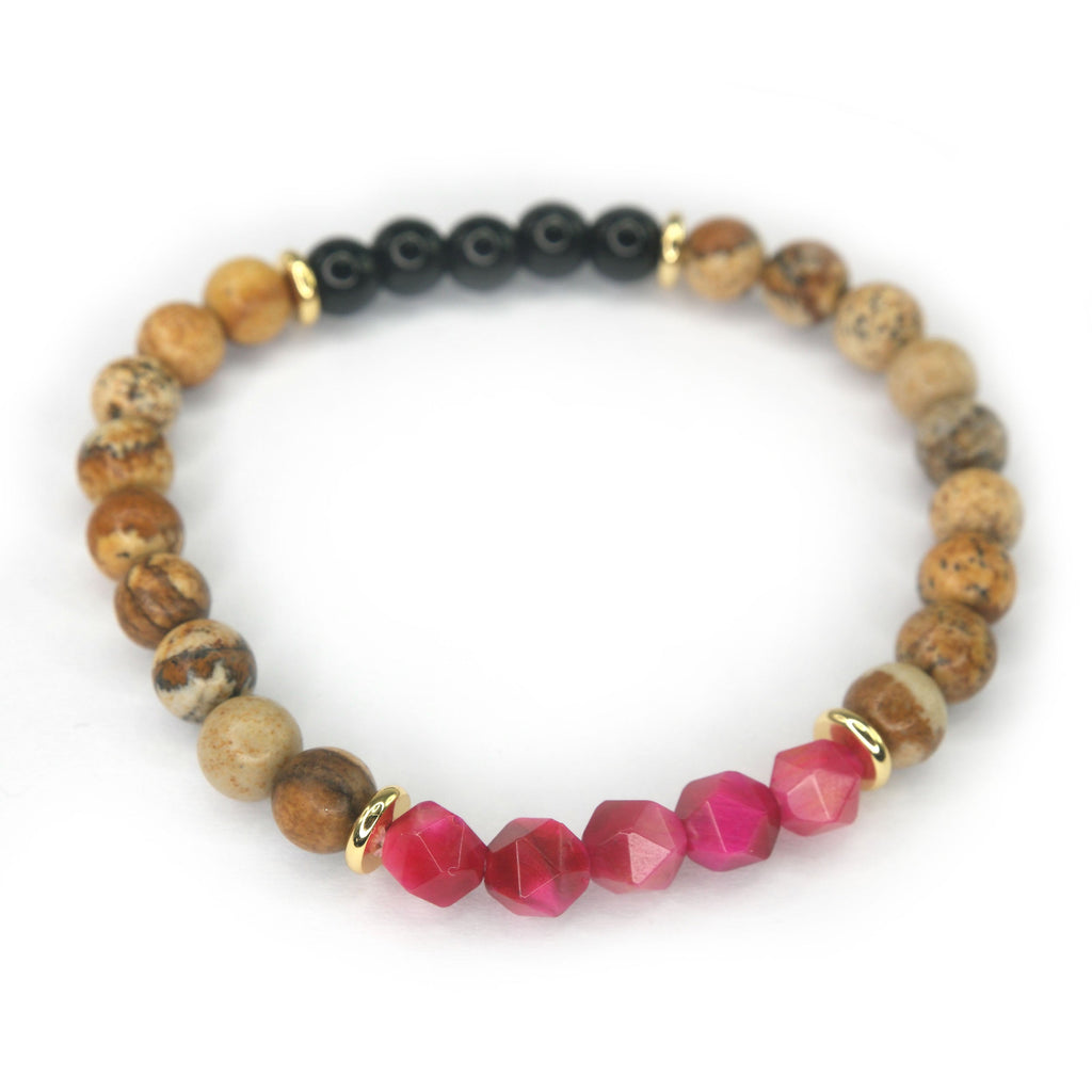 Stone Bracelet - Red Tiger's Eye