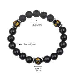 Healing Stone Bracelet - Black Agate
