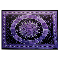 Zodiac Sun Moon Tapestry