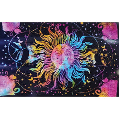 Sun Power Celestial Night Tapestry
